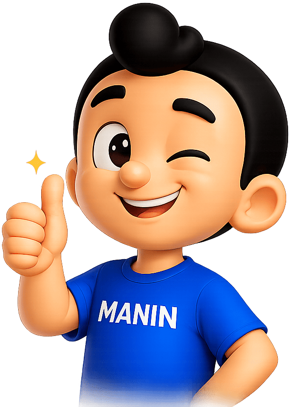 Manin, mascote do Ta barato, mano!
